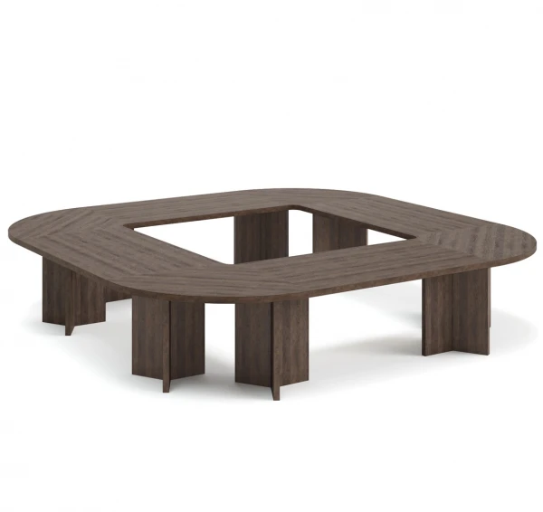 Стол для переговоров Conference table 360x360_Табак. Фото 1