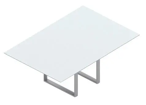 Стол для совещаний, стеклянная столешница ORBIS OC180V. Фото 1