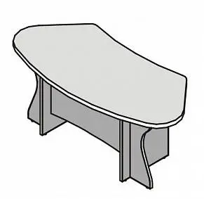 Стол криволинейный О-18. Фото 1