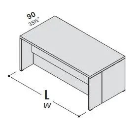 Стол (передняя панель до пола) 155013. Фото 1