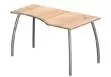 Стол письменный на мет. опорах правый (без роликов) Ф332МП-20. Фото 1