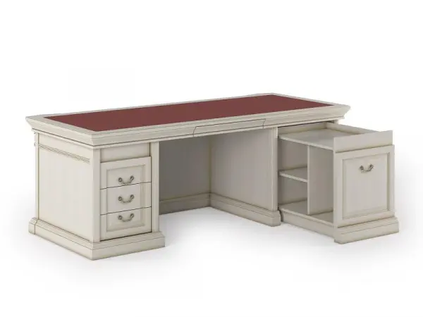 Стол письменный MONARCH WHITE MN-2295A. Фото 1