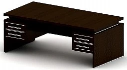 Стол руководителя ПК-ДПК-СТ200Х100СМ/ПТ. Фото 1