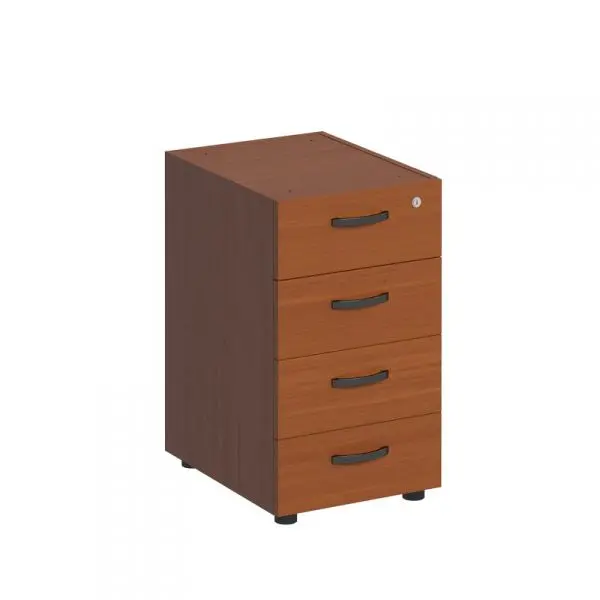 Тумба приставная 4-х ящичная без крышки с замком ДР 226. Фото 1