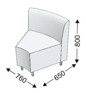 Вогнутая секция №1 IMPERIAL. Фото 1